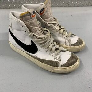 Nike Blazer Mid Vintage White & Black - Men's US 9.5